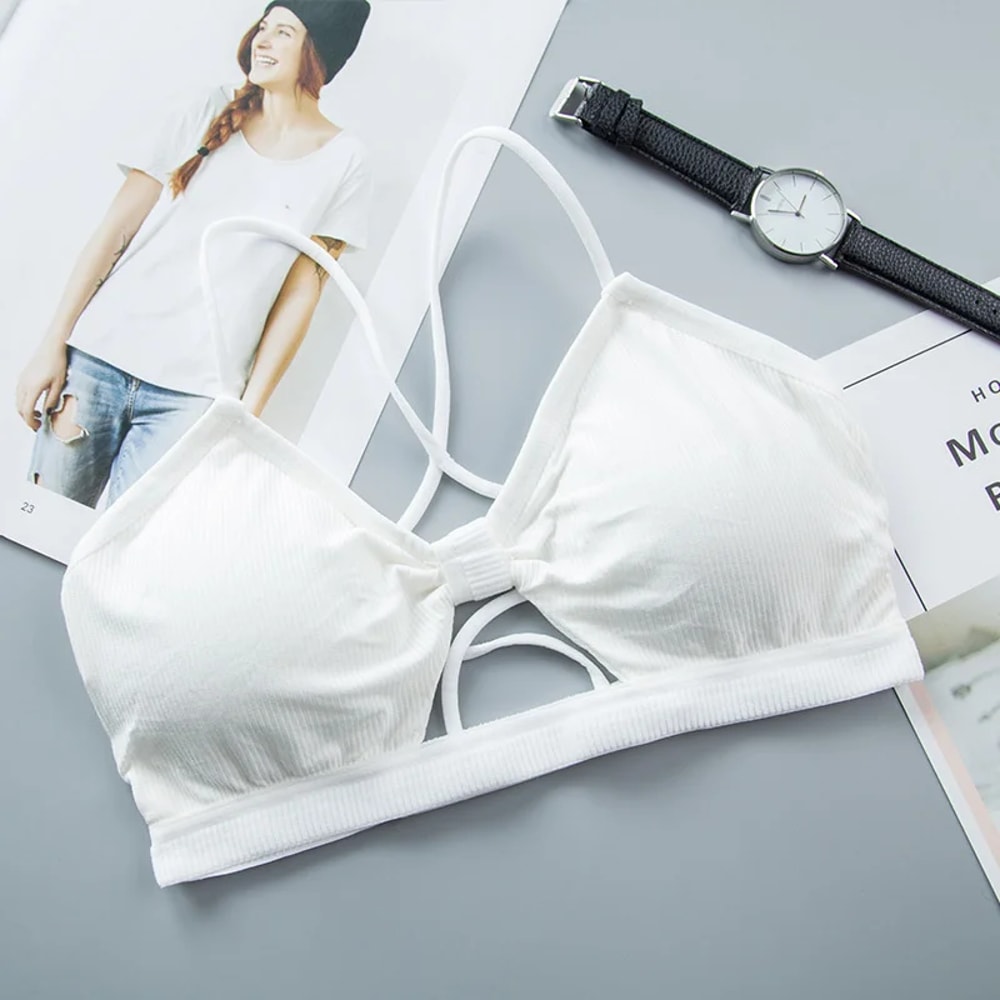Summer Strapless PushUp Bralette Seamless Back Bandeau Top For Women 6