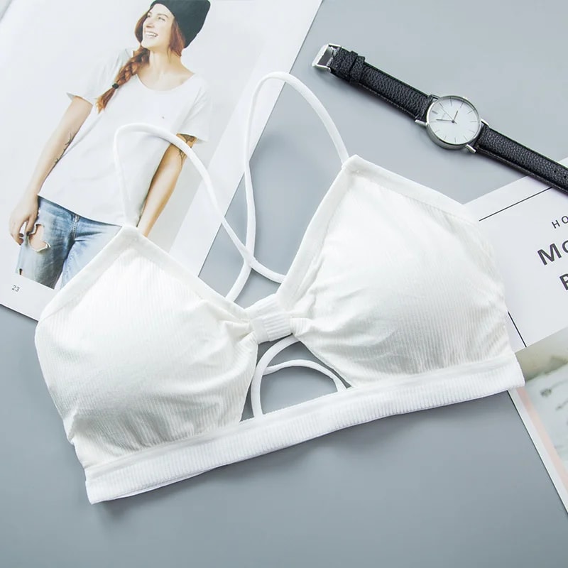 Summer Strapless PushUp Bralette Seamless Back Bandeau Top For Women 6