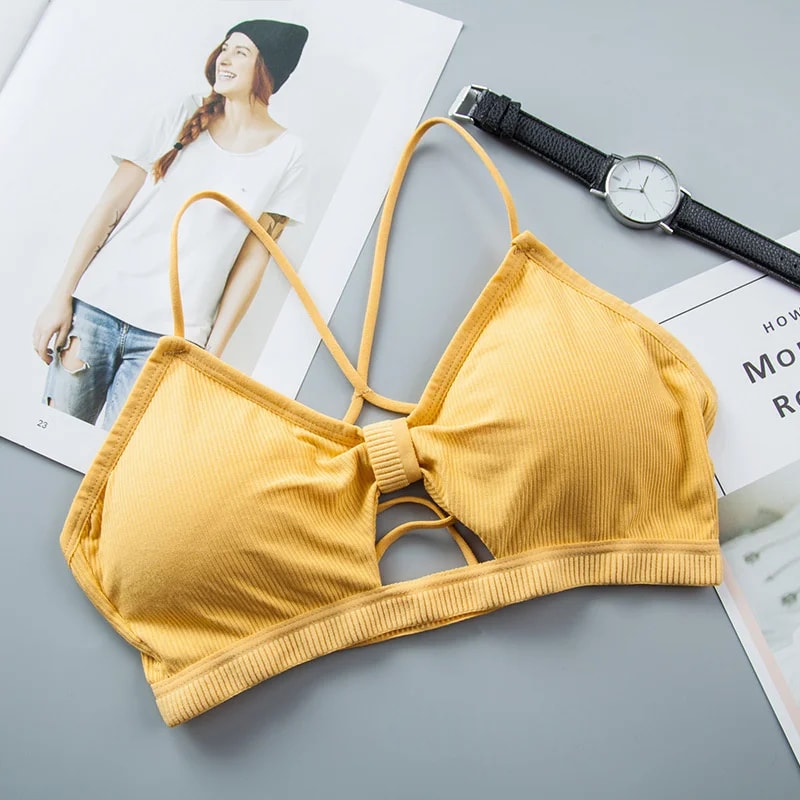 Summer Strapless PushUp Bralette Seamless Back Bandeau Top For Women 8