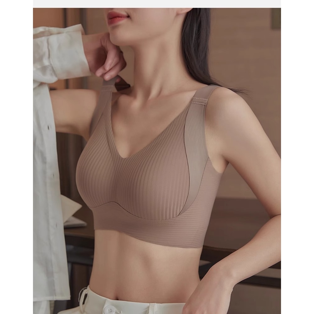 ComfortFit Seamless Wireless Plus Size Bra – Breathable Support Comfort Bra