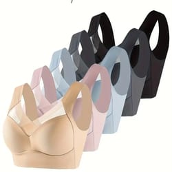 seamless lace wireless bra for women – plus size bra & backless bralette