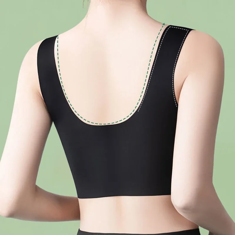 Seamless Lace Wireless Bra For Women Plus Size Bra Backless Bralette 3
