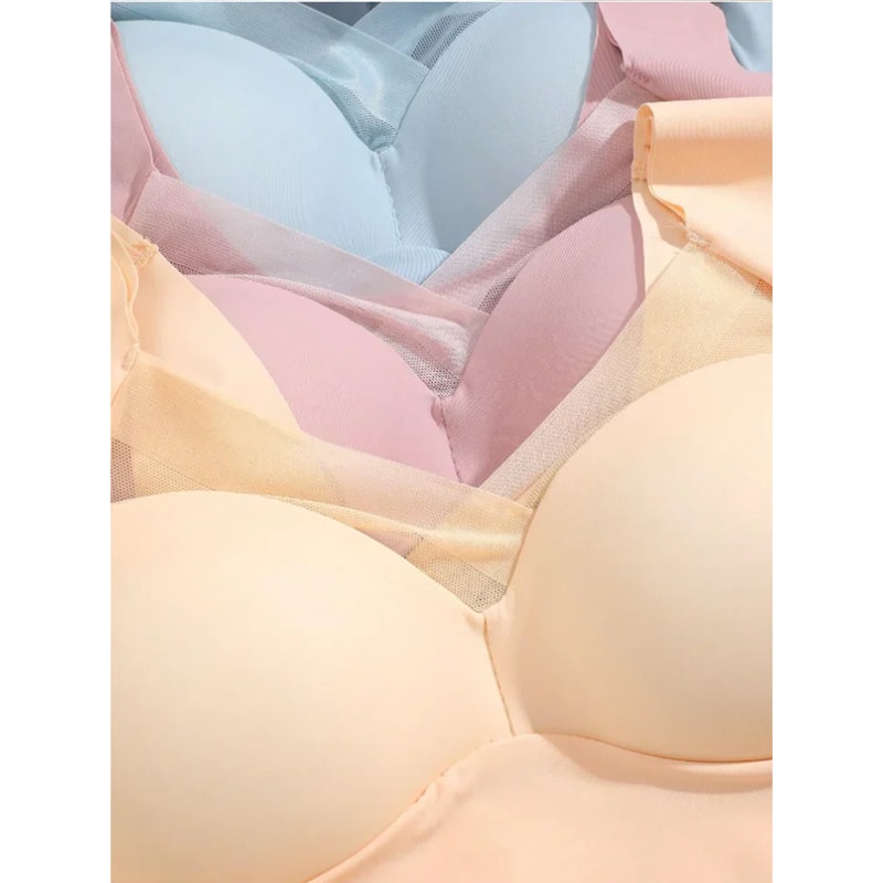 Seamless Lace Wireless Bra For Women Plus Size Bra Backless Bralette 4