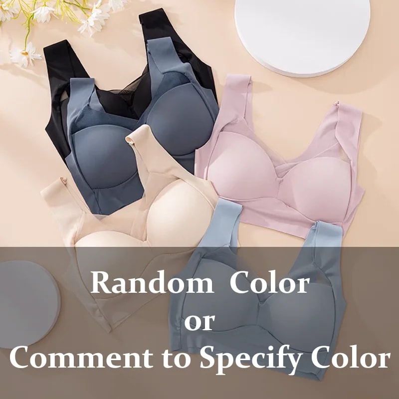 Seamless Lace Wireless Bra For Women Plus Size Bra Backless Bralette 18