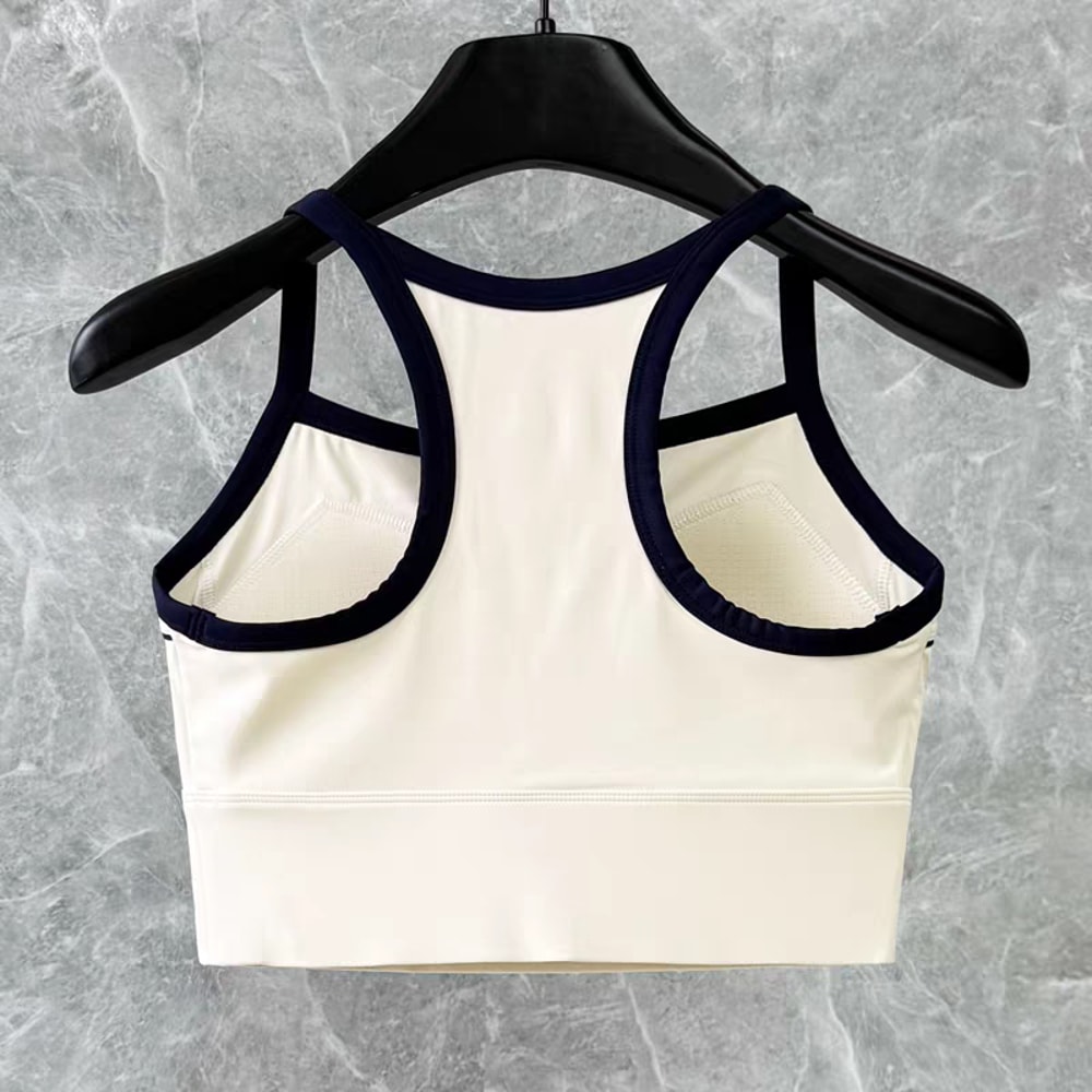 Womens Seamless Yoga Bra Crop Top Supportive Tube Sports Bralette For Workout Streetwear 2