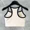 Womens Seamless Yoga Bra Crop Top Supportive Tube Sports Bralette For Workout Streetwear 2