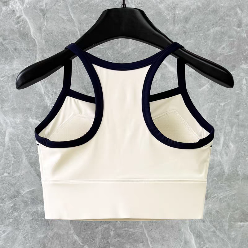 Womens Seamless Yoga Bra Crop Top Supportive Tube Sports Bralette For Workout Streetwear 2