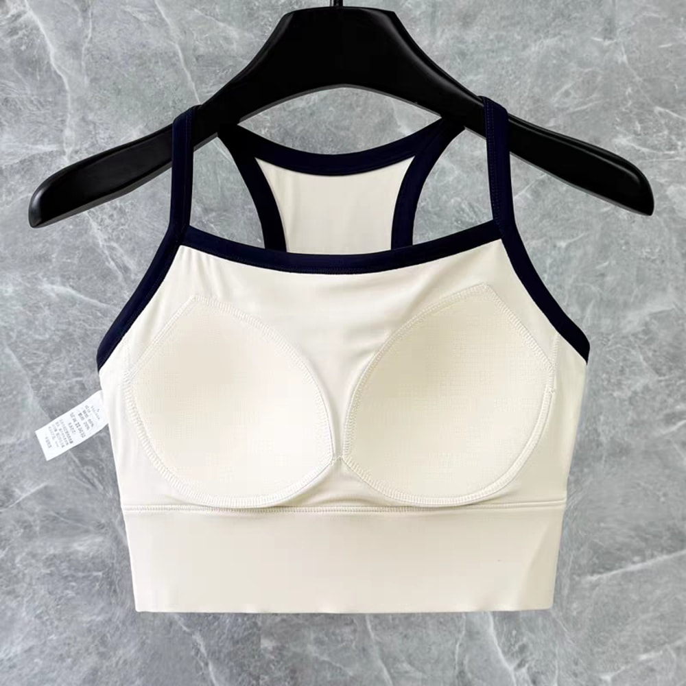 Womens Seamless Yoga Bra Crop Top Supportive Tube Sports Bralette For Workout Streetwear 4