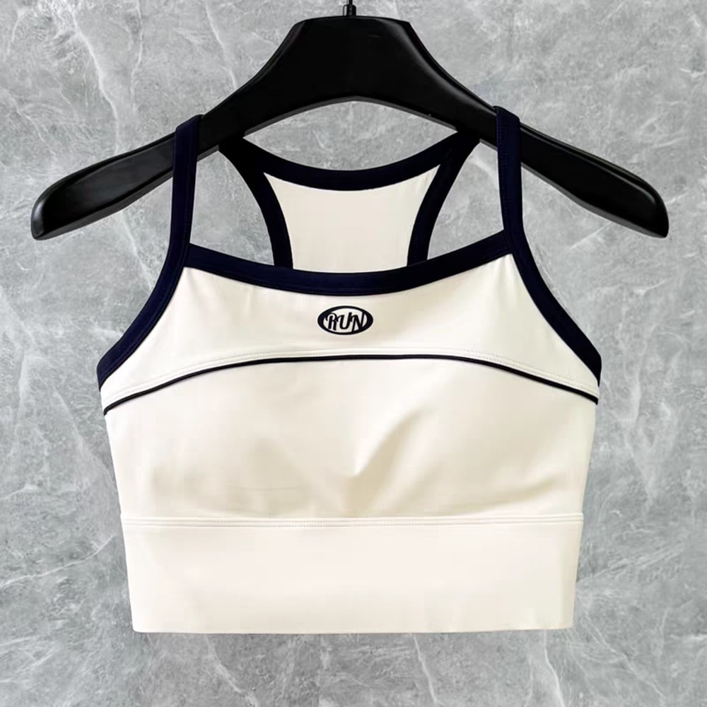 Womens Seamless Yoga Bra Crop Top Supportive Tube Sports Bralette For Workout Streetwear 5