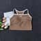 Womens Seamless Yoga Bra Crop Top Supportive Tube Sports Bralette For Workout Streetwear 6