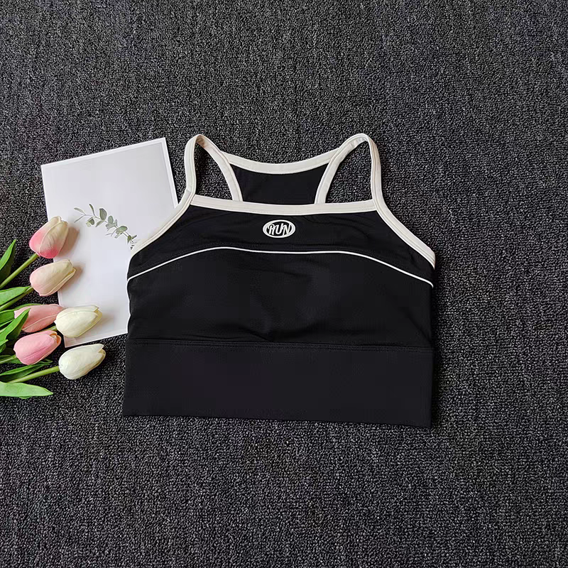 Womens Seamless Yoga Bra Crop Top Supportive Tube Sports Bralette For Workout Streetwear 9