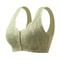 Plus Size Front Closure Lace Wireless Bra Comfortable Seamless Bralette 8