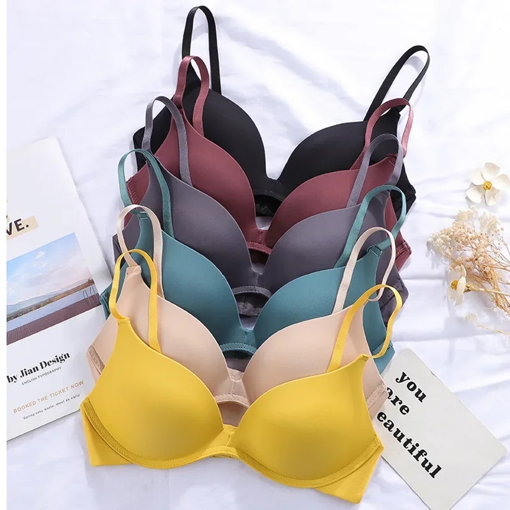 ComfortLift Seamless Wireless PushUp Bra For Women Breathable Everyday Support 4
