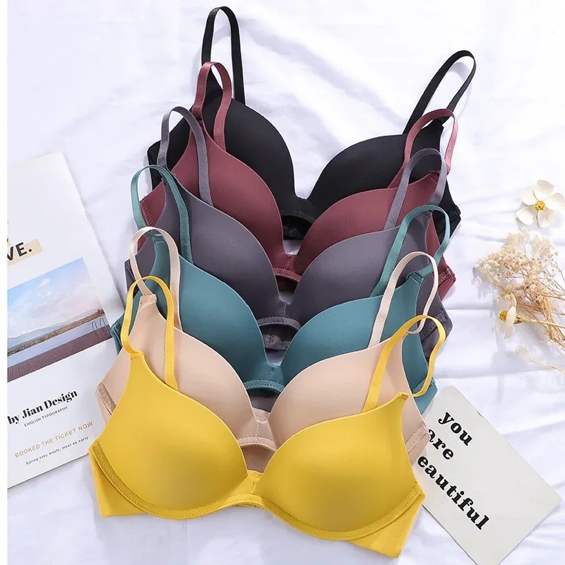ComfortLift Seamless Wireless PushUp Bra For Women Breathable Everyday Support 4