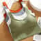 Performance Fit Breathable Seamless Yoga Sports Bra with Shockproof Support