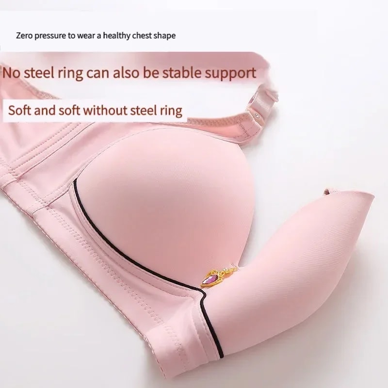 SoftFit Wireless Bralette Breathable Push Up Bra For Large Sizes 2