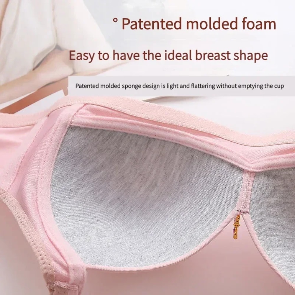 SoftFit Wireless Bralette Breathable Push Up Bra For Large Sizes 3