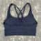 Solid Crossback Womens Fitness Bra For Gym Yoga High Support Sports Top 4