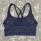 Solid Crossback Womens Fitness Bra For Gym Yoga High Support Sports Top 4