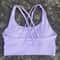 Solid Crossback Womens Fitness Bra For Gym Yoga High Support Sports Top 7