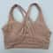 Solid Crossback Womens Fitness Bra For Gym Yoga High Support Sports Top 8