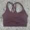Solid Crossback Womens Fitness Bra For Gym Yoga High Support Sports Top 16