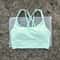 Solid Crossback Womens Fitness Bra For Gym Yoga High Support Sports Top 17