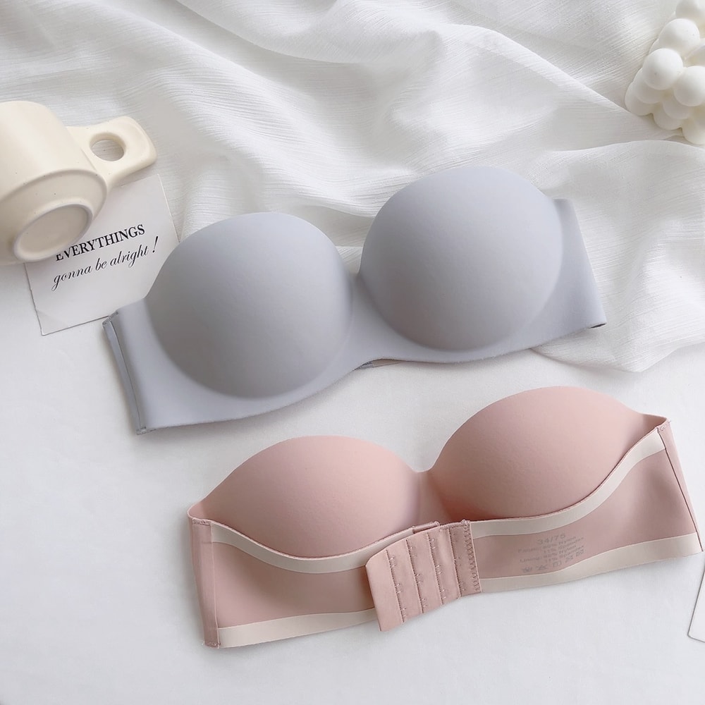 Invisible Strapless Backless Bra For Wedding Dress Seamless Push Up Support Comfort 0