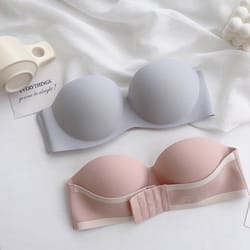 invisible strapless backless bra for wedding dress – seamless push up support comfort