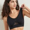 Plus Size Breathable Mesh Sports Bra – Seamless Wireless Crop Top