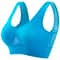 Plus Size Breathable Mesh Sports Bra – Seamless Wireless Crop Top