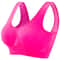 Plus Size Breathable Mesh Sports Bra – Seamless Wireless Crop Top