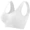 Plus Size Breathable Mesh Sports Bra – Seamless Wireless Crop Top