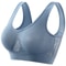 Plus Size Breathable Mesh Sports Bra – Seamless Wireless Crop Top