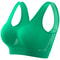 Plus Size Breathable Mesh Sports Bra – Seamless Wireless Crop Top