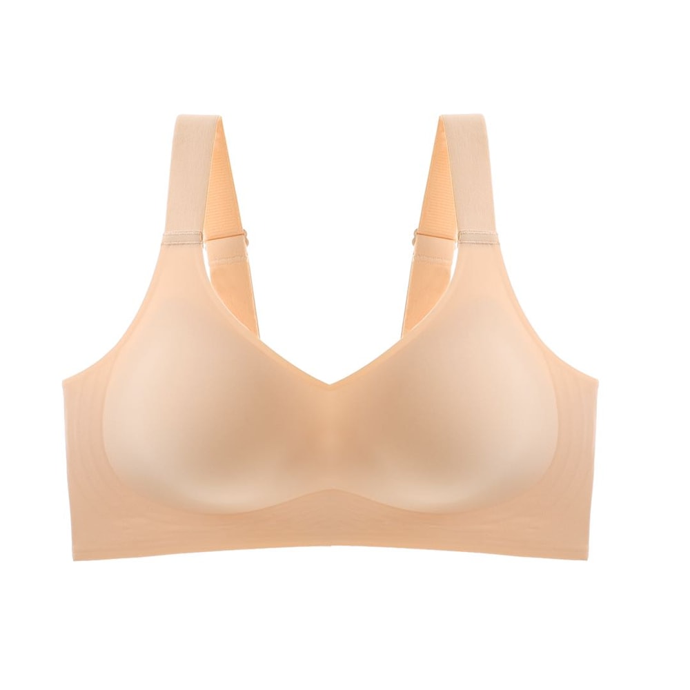ComfortLift Seamless Wire-Free Push-Up Bra for Women with Soft Support & Adjustable Fit