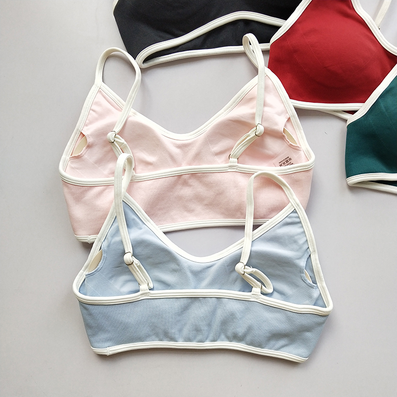 Womens Seamless Backless Sports Bra Padded Fitness Yoga Top 1