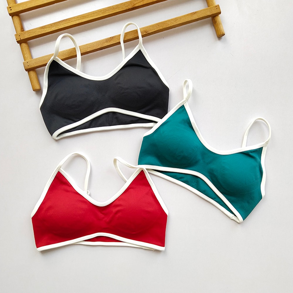 Womens Seamless Backless Sports Bra Padded Fitness Yoga Top 2