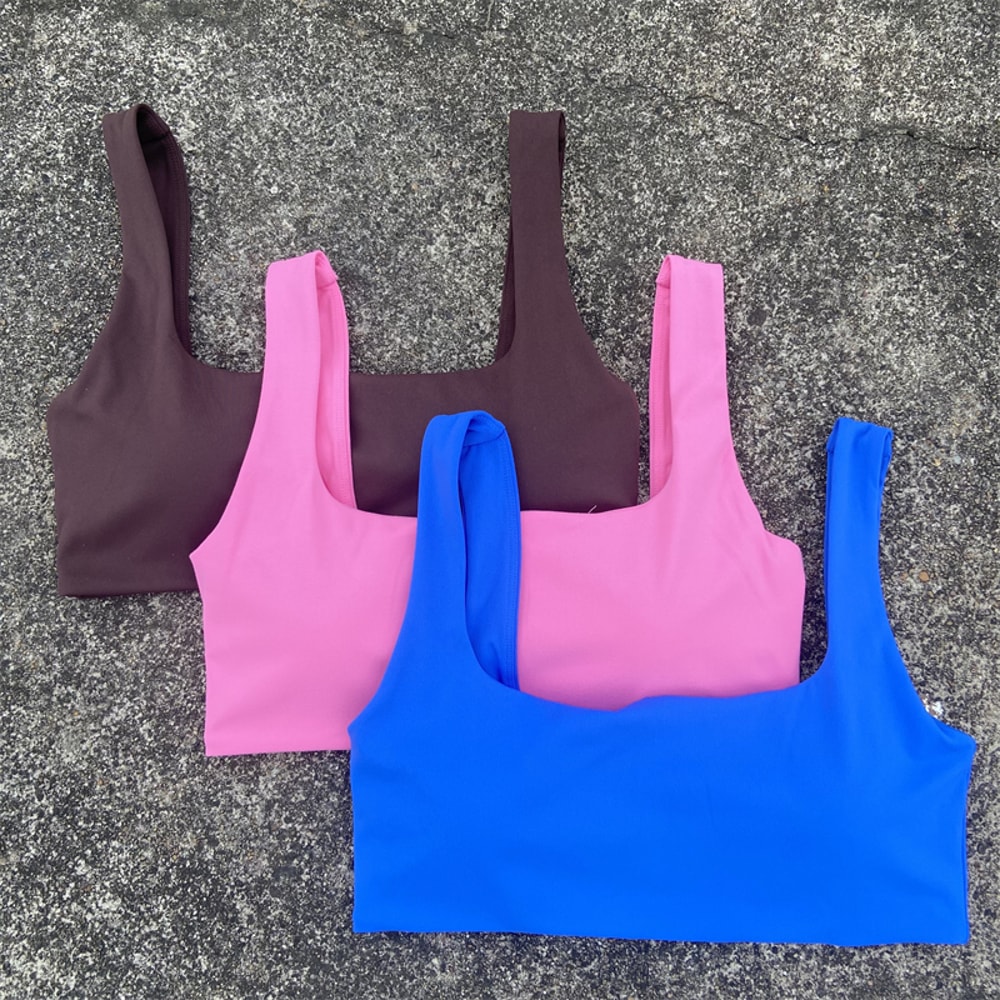 Premium High Impact Womens Sports Bra – Push Up Fitness Top