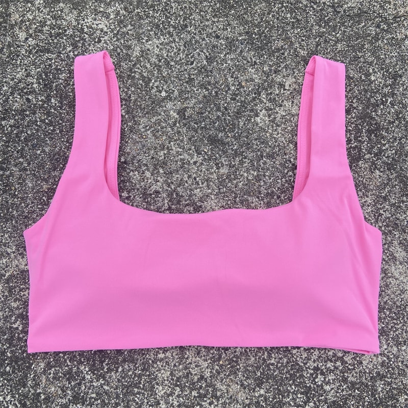 Premium High Impact Womens Sports Bra – Push Up Fitness Top