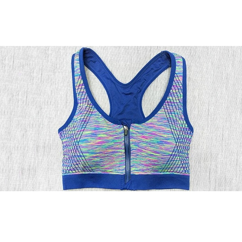 Breathable Padded Sports Bra For Women Shockproof Gym Running Support 4