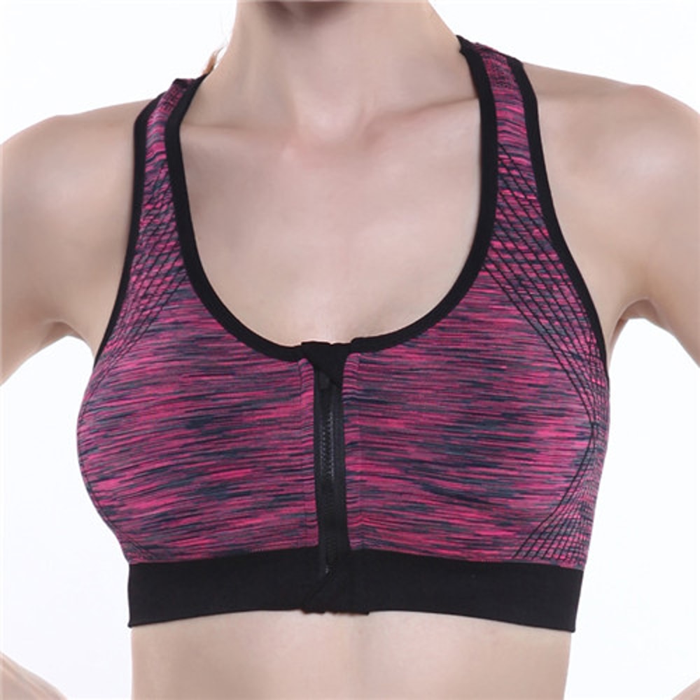Breathable Padded Sports Bra For Women Shockproof Gym Running Support 6