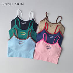 premium color block sports bra for women – supportive fitness & running yoga bra