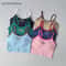 Premium Color Block Sports Bra for Women – Supportive Fitness & Running Yoga Bra