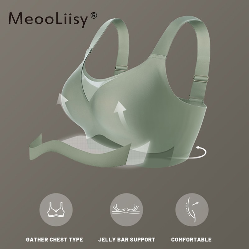 Plus Size Wireless Seamless Minimizer Bra Tube Top – Comfortable Support C–F Cups
