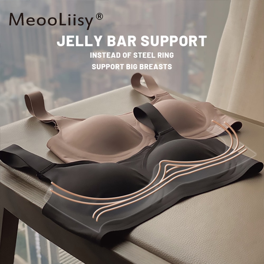 Plus Size Wireless Seamless Minimizer Bra Tube Top – Comfortable Support C–F Cups