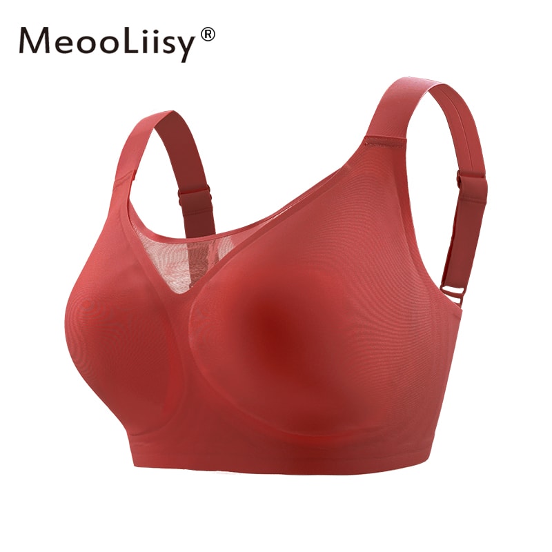 Plus Size Wireless Seamless Minimizer Bra Tube Top – Comfortable Support C–F Cups