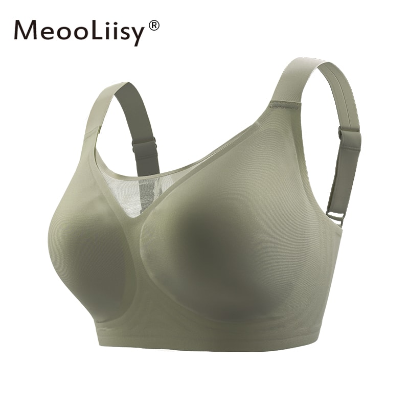 Plus Size Wireless Seamless Minimizer Bra Tube Top – Comfortable Support C–F Cups