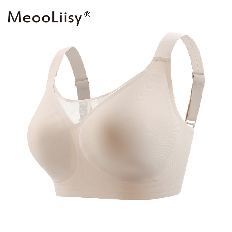 Plus Size Wireless Seamless Minimizer Bra Tube Top – Comfortable Support C–F Cups