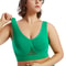 Seamless Push-Up Bra for Women – Plus Size Comfort Sports Crop Top